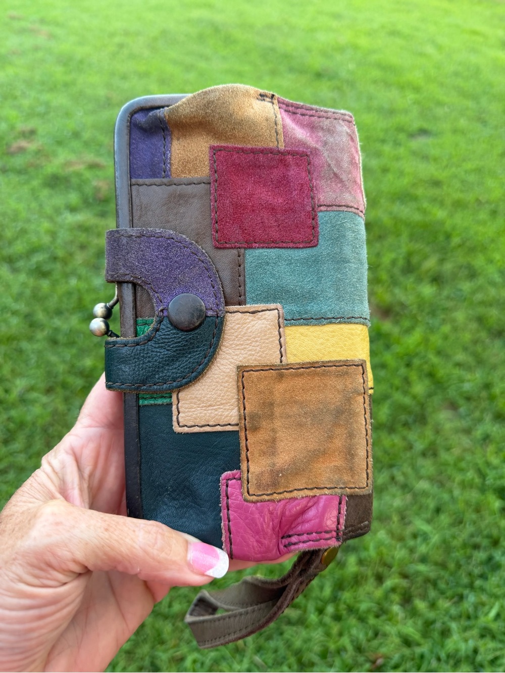 Lucky Patchwork Leather Wallet